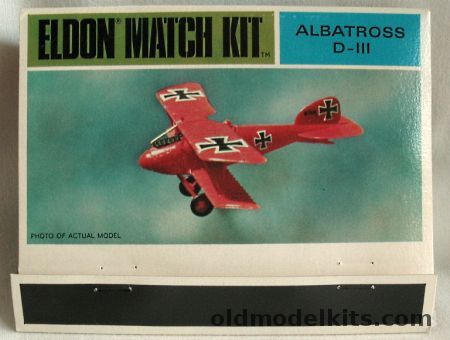 Eldon 1/72 Albatross DIII D-III - 'Matchbook' Issue plastic model kit